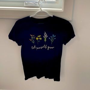 black oversize t-shirt